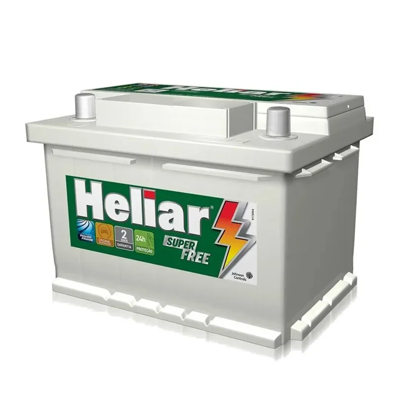 Bateria Heliar 60Ah – H60DE – 24 Meses de Garantia